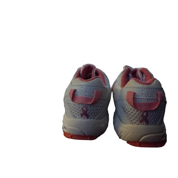 Breast Cancer Pink Ribbon shoes sz 8 - Picture 2 of 4